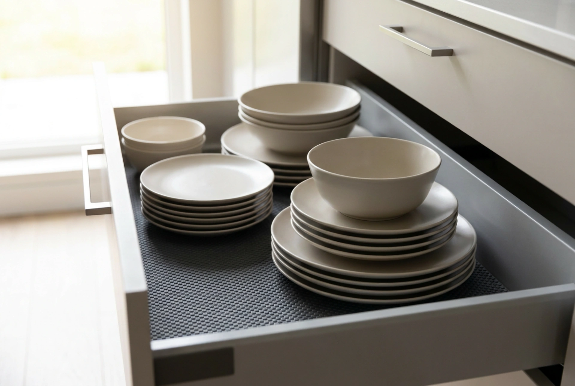 Kako protuklizna podloga za ladice štiti red i posuđe