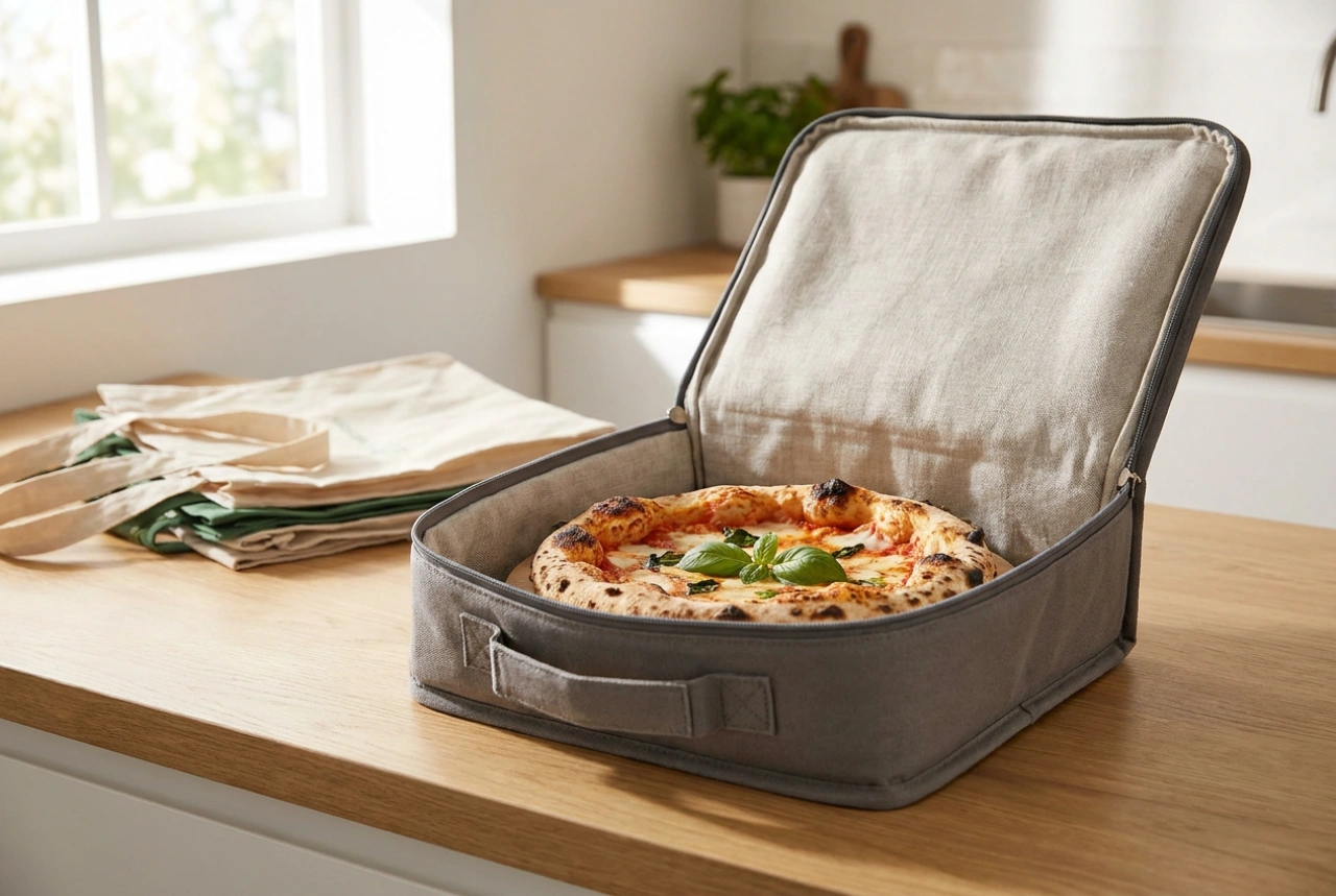 Kako koristiti termičku torbu za pizzu bez vlažnog kartona