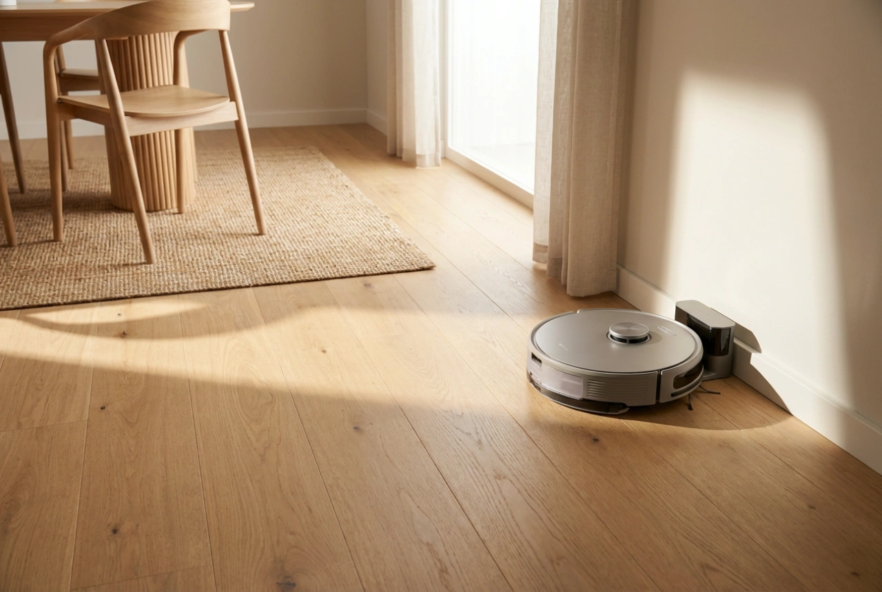 Kako isplanirati rad robotskog usisavača i brisača nakon obroka