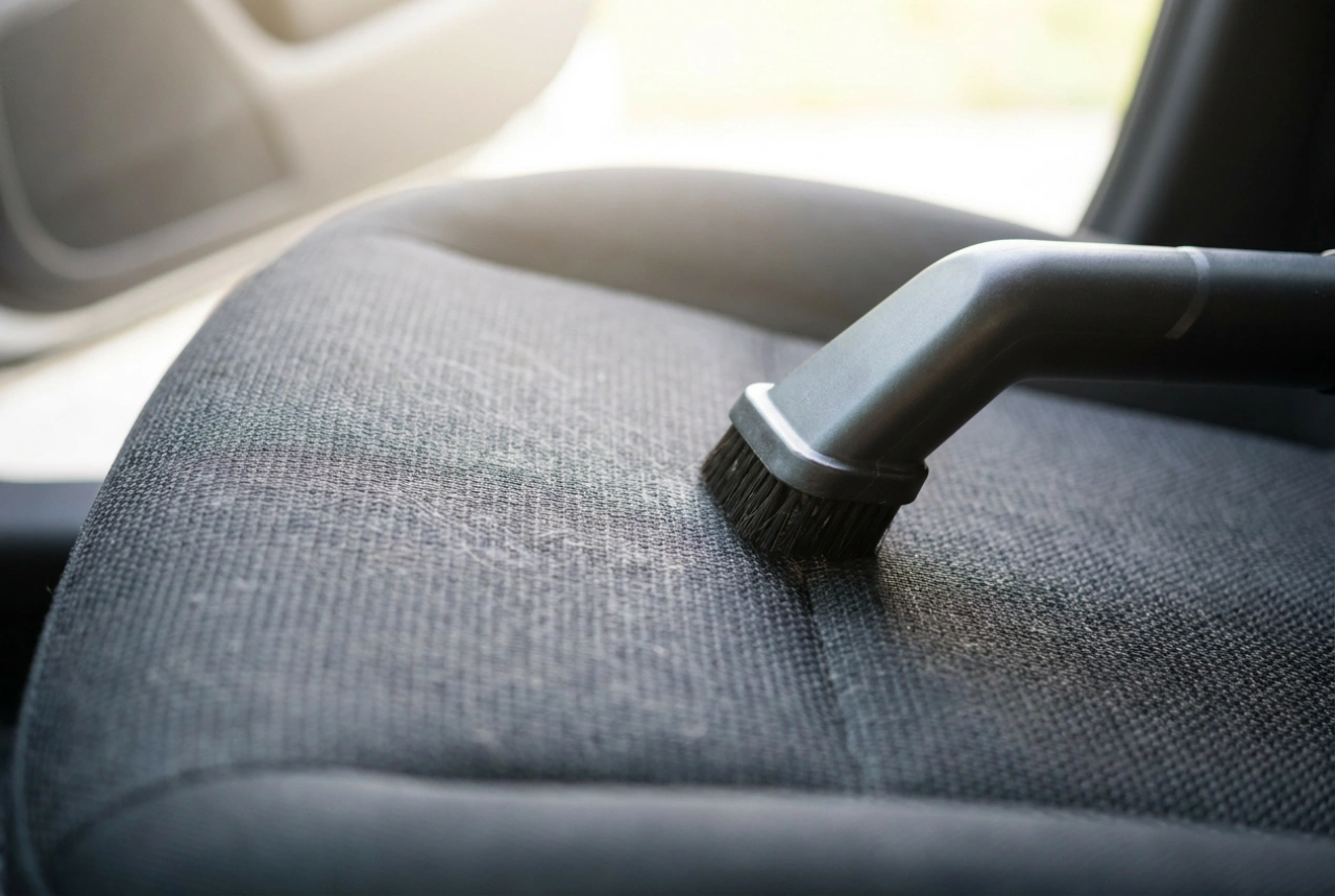 Pranje automobilskih sjedala usisavačem bez viška vlage