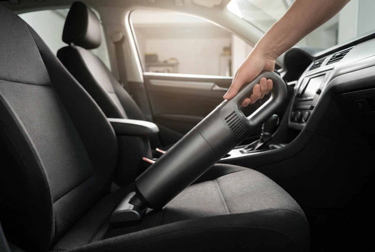 Kako temeljito očistiti unutrašnjost automobila bežičnim usisavačem
