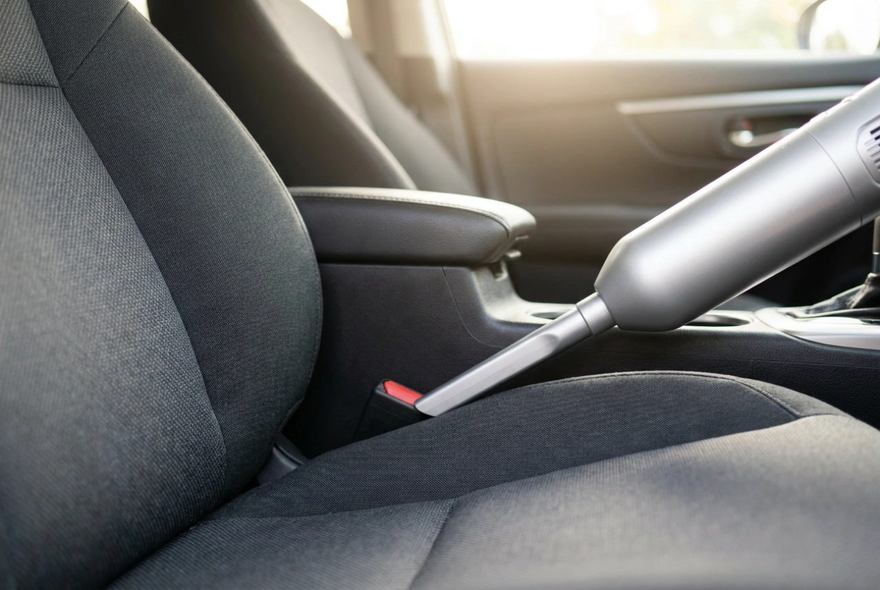 Kako malim usisavačem detaljno očistiti uske utore u automobilu