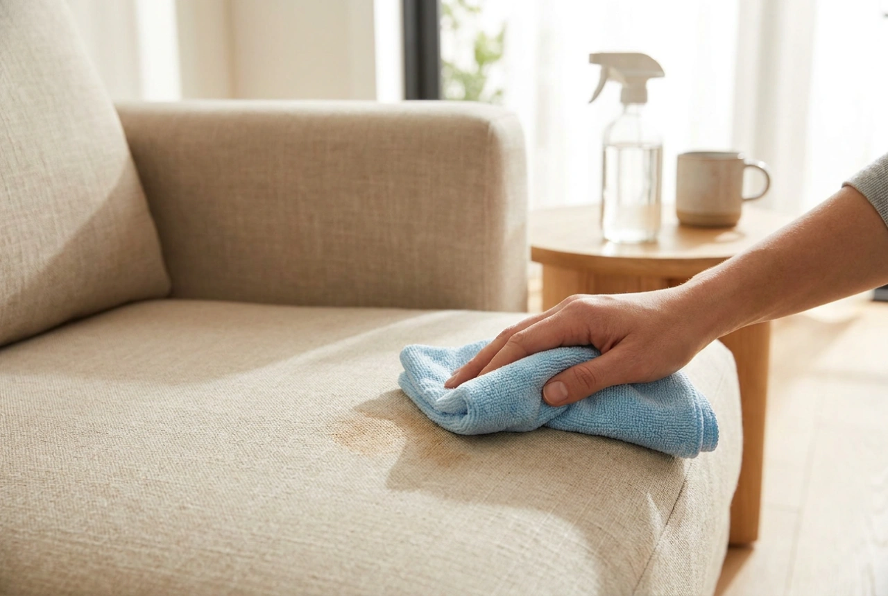 Kako koristiti sredstvo za čišćenje sofa bez ostavljanja mrlja nakon sušenja