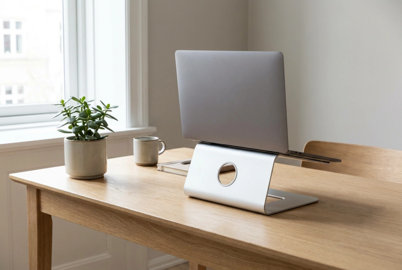 Stalak za laptop za radni stol i ergonomija kućnog ureda