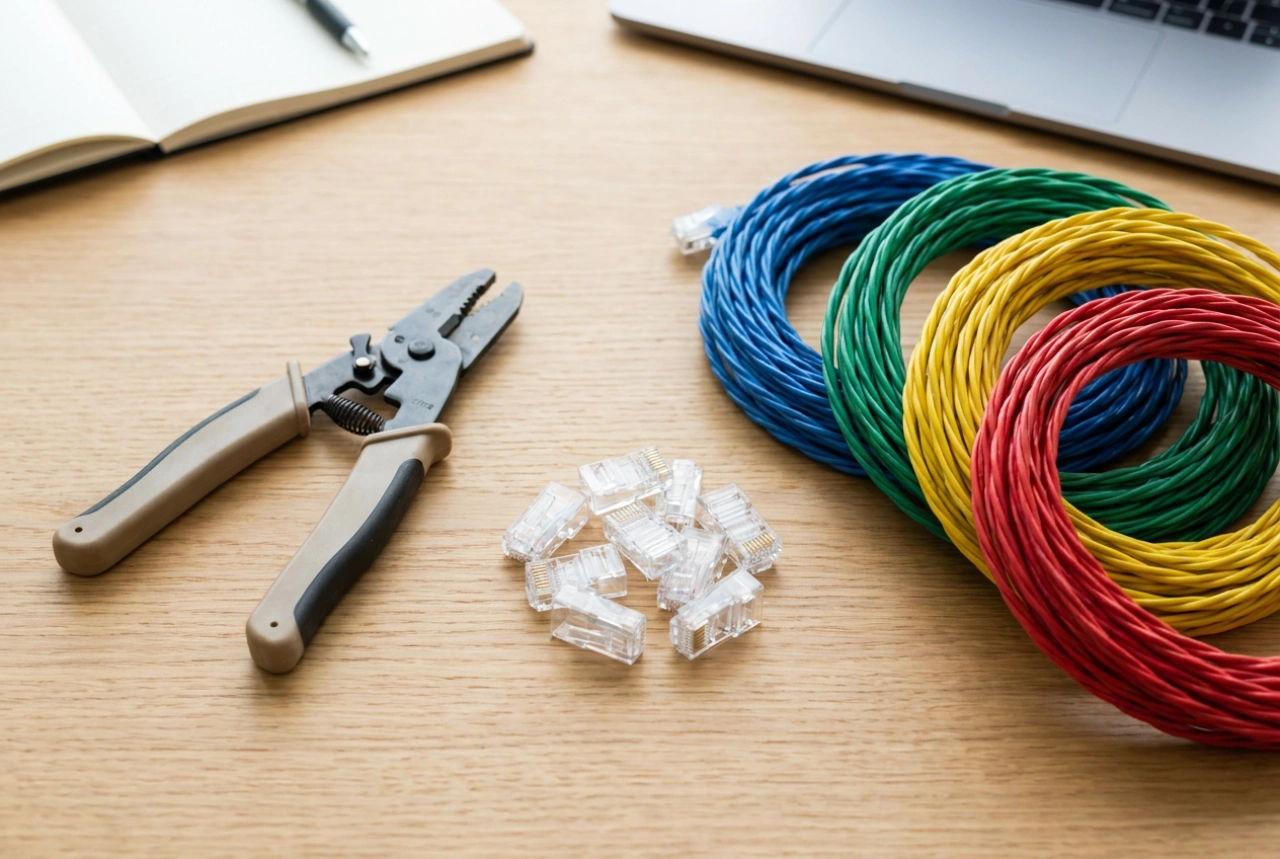Kako pravilno spojiti Ethernet kabel bez grešaka u rasporedu vodiča